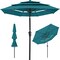 Best Choice Products 10ft 3-Tier Patio Umbrella, Market Sun Shade w/ Tilt Adjustment, Easy Crank